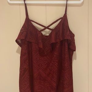 Super soft size M lace lined dress.